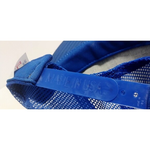 VTG P BRAND SUMMERS ELECTIC PATCH TRUCKER FARMER SNAPBACK CAP HAT MADE IN USA - Picture 9 of 9